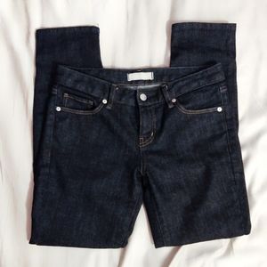 Uniqlo | slim tapered jeans (dark wash)